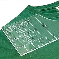6PCS Tshirt Ruler Guide Set T-shirt Alignment Rulers to Center Designs Vinyl