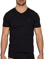 Algopix Similar Product 3 - Emporio Armani Mens Cotton VNeck