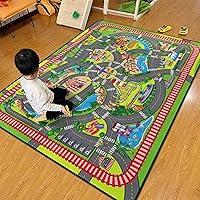 Algopix Similar Product 9 - Kids Rug Carnival Amusement Park