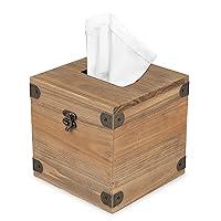 Algopix Similar Product 16 - Ilyapa 5 x 6 Rustic Tissue Box Holder 