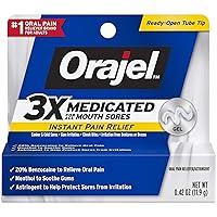Algopix Similar Product 9 - Orajel 3X for Mouth Sores Maximum