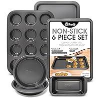 Algopix Similar Product 6 - Perlli Baking Pan 6 Piece Set Nonstick