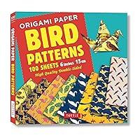 Algopix Similar Product 11 - Origami Paper 100 sheets Bird Patterns