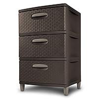 Algopix Similar Product 10 - Sterilite 01986P01 3 Weave Drawer Unit