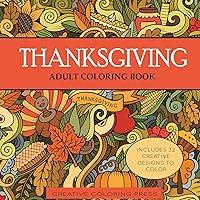 Algopix Similar Product 18 - Thanksgiving Adult Coloring Book