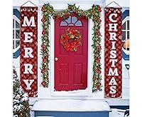 Algopix Similar Product 8 - Porch Christmas Decorations Merry