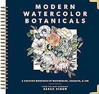 Algopix Similar Product 12 - Modern Watercolor Botanicals A
