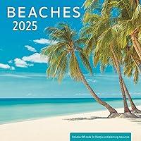 Algopix Similar Product 19 - Beaches 2025 Mini Wall Calendar