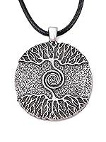 Algopix Similar Product 18 - HAQUIL Yggdrasil Necklace Viking Norse