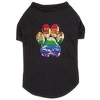 Algopix Similar Product 13 - Casual Canine Puppy Pride Sequin UPF40