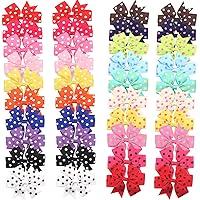 Algopix Similar Product 6 - 80Pcs Hair Bows for Girls 35 inch
