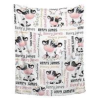 Algopix Similar Product 16 - Personalized Baby Blanket for Girls