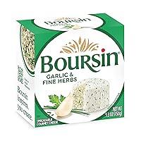 Algopix Similar Product 5 - Boursin Garlic  Fine Herbs Cheese