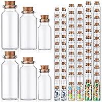 Algopix Similar Product 9 - Dandat 100 Pcs Mini Glass Bottles