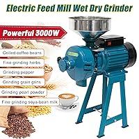 VEVOR 2500g Electric Grain Mill Grinder, 3750W High-Speed
