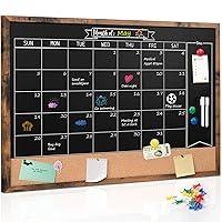 Algopix Similar Product 8 - Board2by Monthly Chalkboard Calendar 