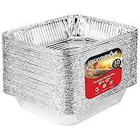 Algopix Similar Product 5 - Aluminum Pans 9x13 Disposable Foil 30