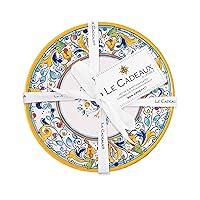 Algopix Similar Product 2 - Le Cadeaux  097FLOR Appetizer Plates 