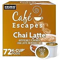 Algopix Similar Product 5 - Cafe Escapes Chai Latte Keurig