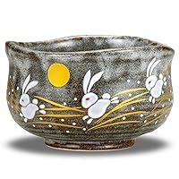 Algopix Similar Product 15 - Kutani Japanese Matcha Bowl Rabbit