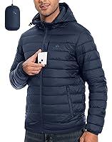 Algopix Similar Product 18 - Puffer Jacket Men Hooded Mens Winter