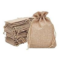 Algopix Similar Product 6 - Juvale 100 Pack Burlap Drawstring Pouch