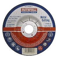 Algopix Similar Product 13 - Faithfull Cut Off Disc  Metal Depr