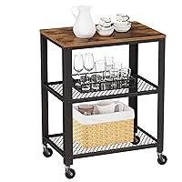 Algopix Similar Product 20 - VASAGLE BRYCE Serving Cart 3Tier