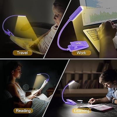 Rechargeable Neck Book Light LED Reading Lights with 3 Colors 9