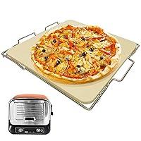 Algopix Similar Product 11 - SafBbcue Pizza Stone with Rack for