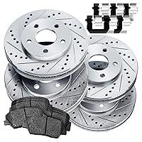 Algopix Similar Product 1 - PowerSport Front Rear Brakes and Rotors