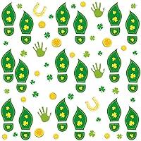Algopix Similar Product 4 - 400Pcs Leprechaun Footprint Stickers