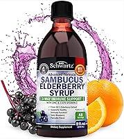 Algopix Similar Product 15 - Elderberry Syrup for Kids and Adults 