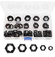 Algopix Similar Product 4 - Pushnuts Kit cSeao 105pcs Black Push
