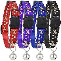 Algopix Similar Product 7 - Cat Collar Stars and Moon 4Pack