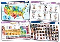 Algopix Similar Product 9 - merka Placemats for Kids 4 Pack