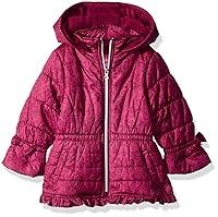 Algopix Similar Product 8 - Pink Platinum Baby Girls Lace Puffer