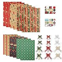 Algopix Similar Product 16 - PintreeLand 12 Sheets Christmas