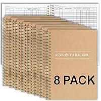 Algopix Similar Product 16 - 8 Pack Accounting Ledger Books for Home