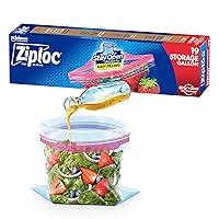 Algopix Similar Product 6 - Ziploc Gallon Food Storage Bags Stay