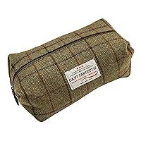 Algopix Similar Product 1 - CAPTAIN FAWCEWTTS Tweed Wash Bag