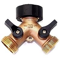 Algopix Similar Product 15 - Brass Garden Hose Connector Y Hose