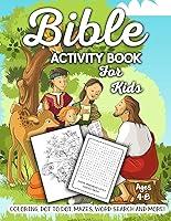 Algopix Similar Product 13 - Bible Activity Book for Kids Ages 48