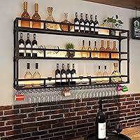 Algopix Similar Product 17 - 59 Inch Upgrade Metal Wine Rack Wall