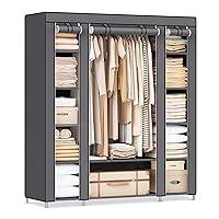 Algopix Similar Product 11 - SONGMICS Closet Wardrobe Portable