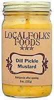 Algopix Similar Product 17 - LOCAL FOLK FOODS Dill Pickle Mustard 8