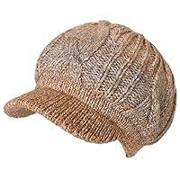 Algopix Similar Product 7 - Fancet Womens Knit Visor Beanie Newsboy