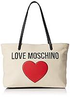 Algopix Similar Product 10 - Love Moschino Borsa Canvas E Pebble Pu