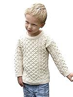 Algopix Similar Product 3 - Aran Crafts Kids Irish Cable Knitted