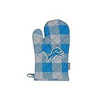 Algopix Similar Product 12 - FOCO Detroit Lions NFL Plaid Oven Mitt